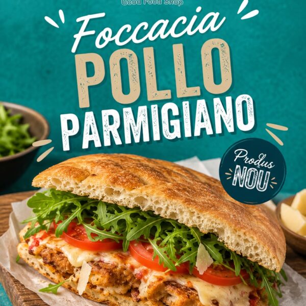 Foccacia Pollo Parmigiano